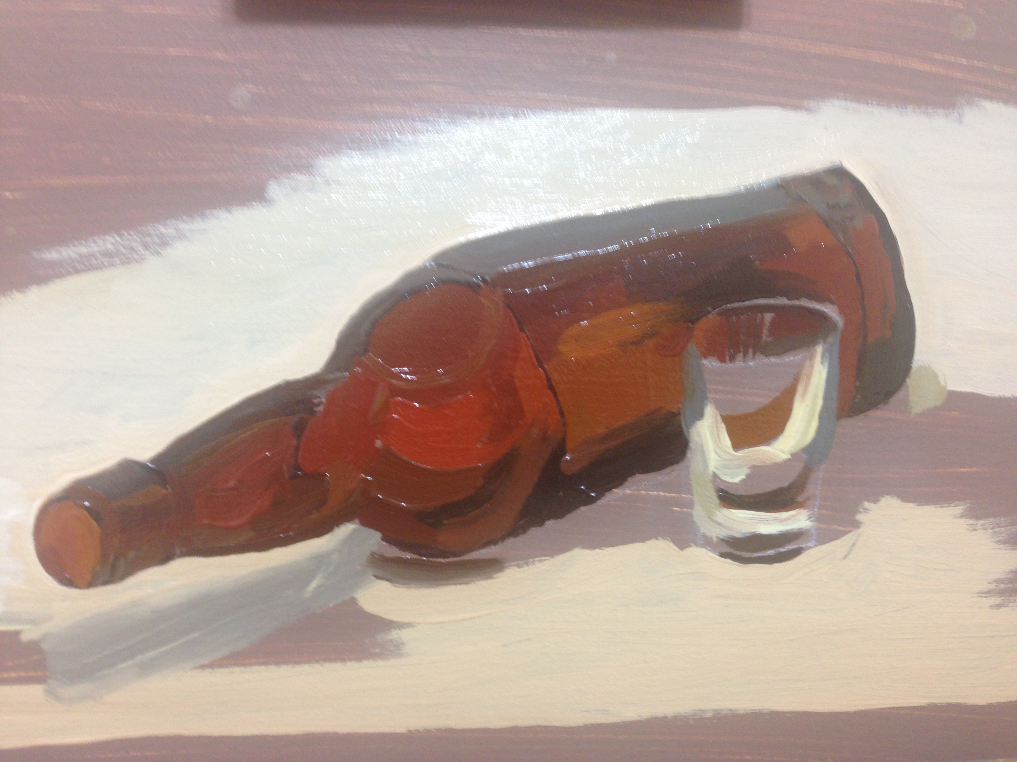 Work in Progress Whiskey bottle Draw Mix Paint Forum
