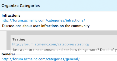 You say forum, we say category.