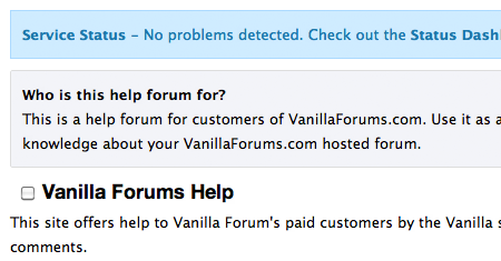 Inform your community with dismissable messages.
